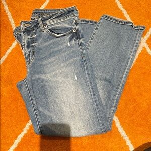 American Eagle Outfitters Light Blue Straight Leg Jeans